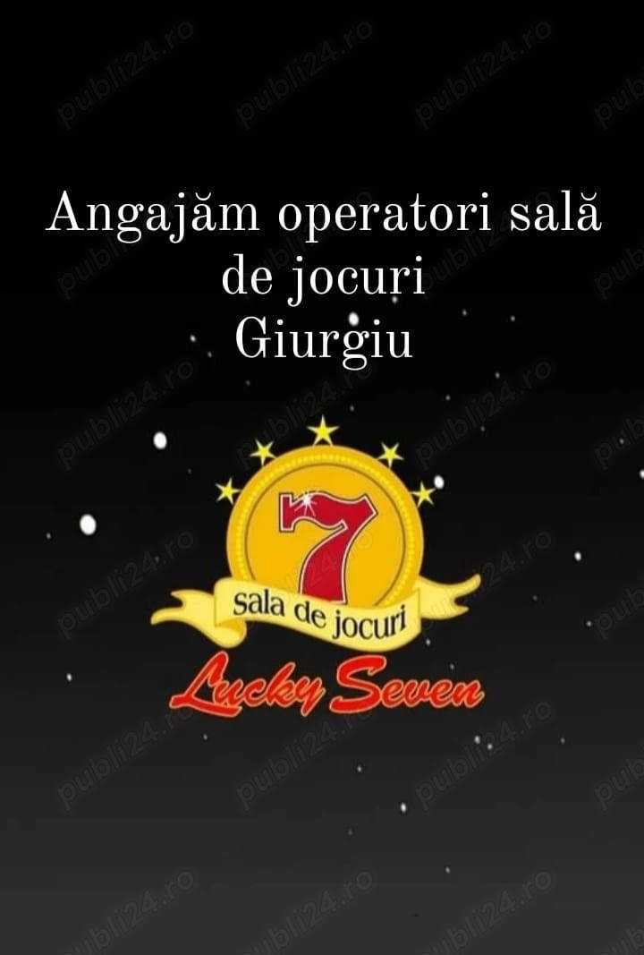  Angajam Operator Sala Jocuri