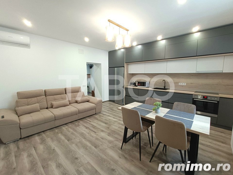 Apartament mobilat si utilat modern 2 camere - zona Piata Cluj