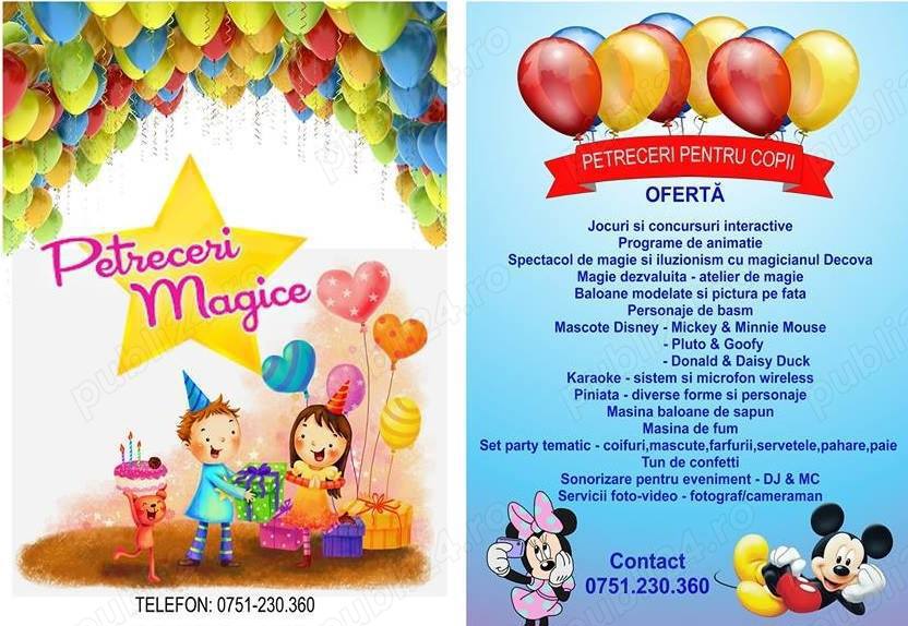 Animatori petreceri copii Tg Jiu