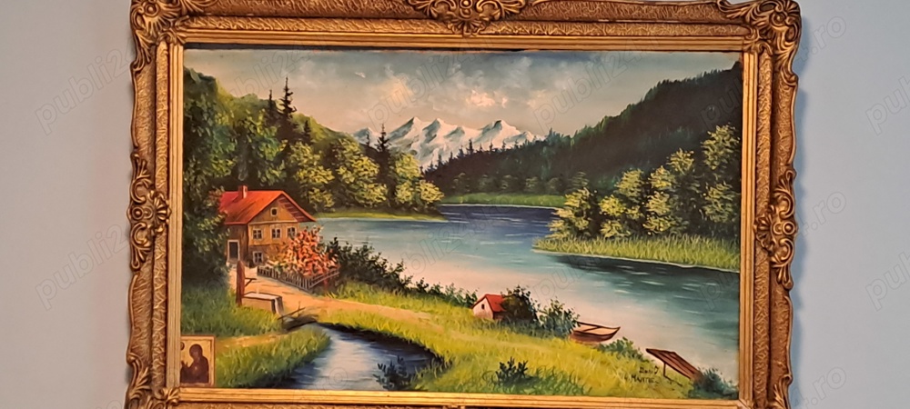 Vand mobilier vechi, tablouri vechi, bibelouri,