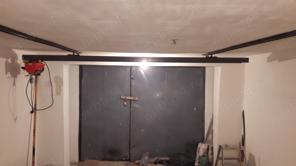 4 profile sine  U  60x40x3 mm, pentru montaj, instalare troliu pe tavan sau alte proiecte instalari