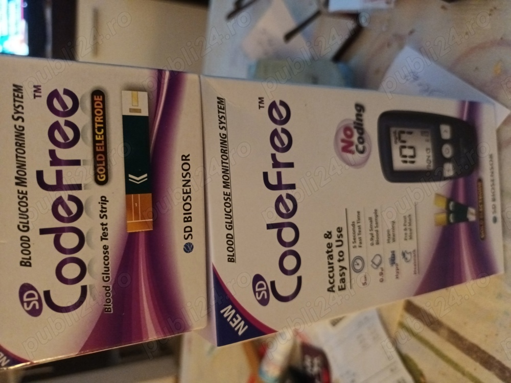 glucometru sigilat și teste 