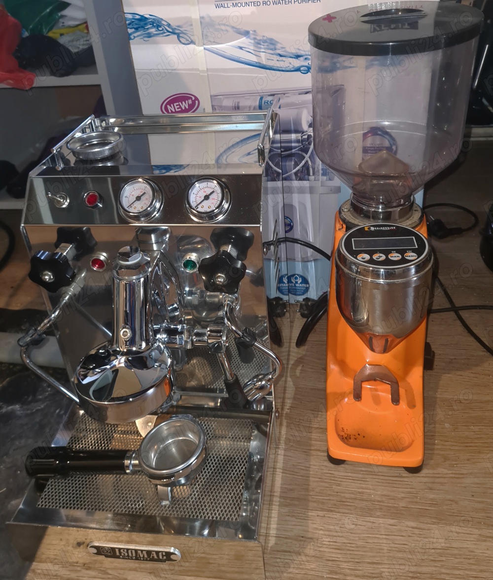 Espressor expresor cafea si rasnita