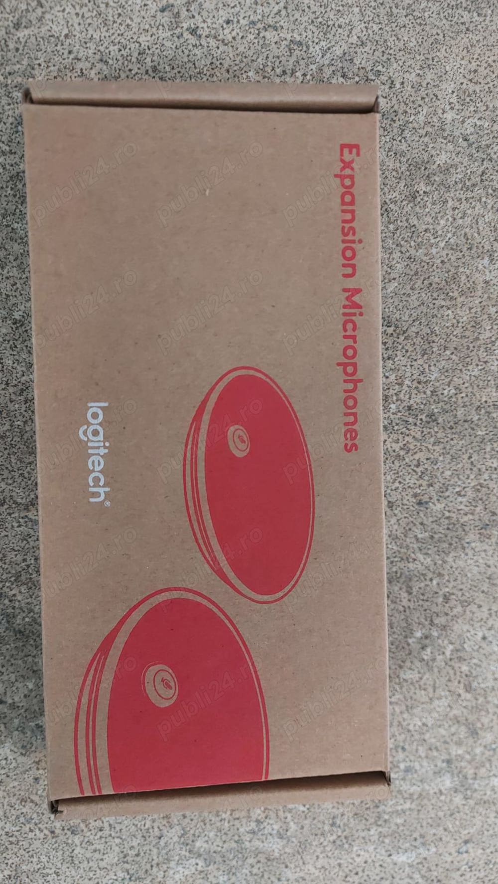 Microfoane  de extindere Logitech V-U0037 pentru conferințe video și audio, negru , noi -2 buc