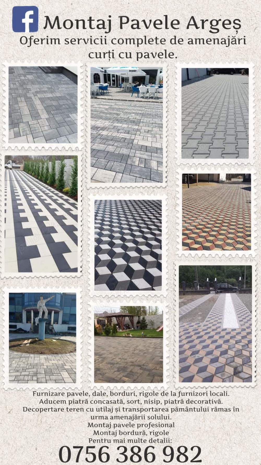 Montaj pavele Argeș 