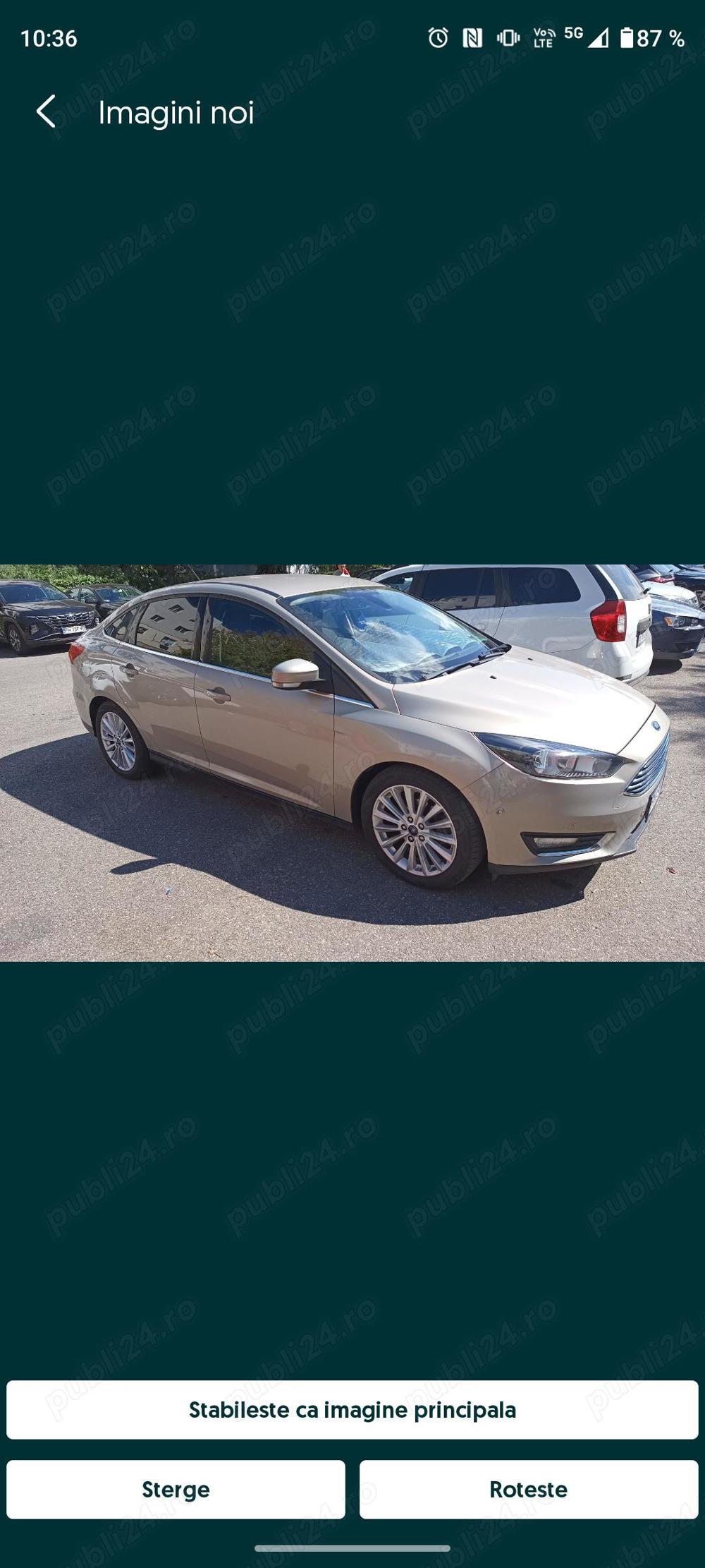 Ford Focus Titanium 1.0 ecoboost- 125 cp , benzină, 2015, Euro 6