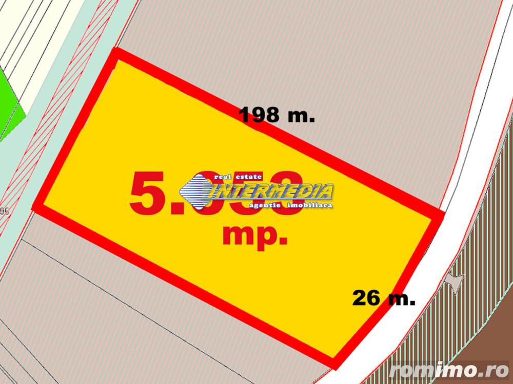 Teren Intravilan vanzare 5053 mp la DN iesire Alba spre Sebes deschidere 26 m