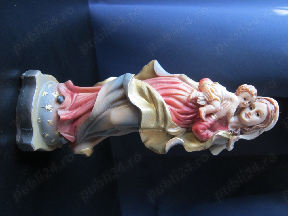 cadou rar Madonna Fecioara Maria si pruncul handmade colectie