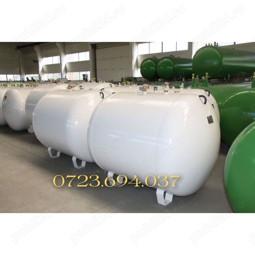 Bazin GPL NOU 1000L, rezervor propan, ISCIR, montaj