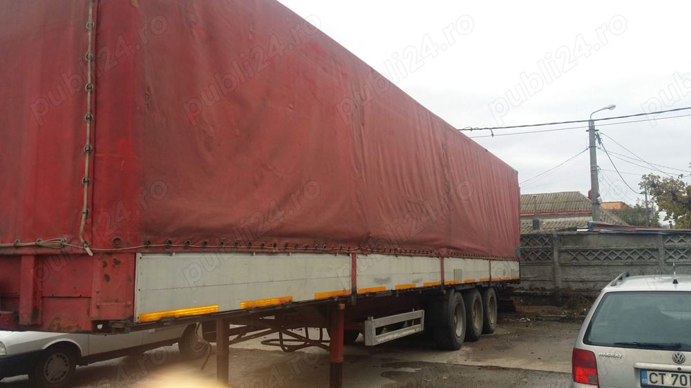 Vand semiremorca cu prelata