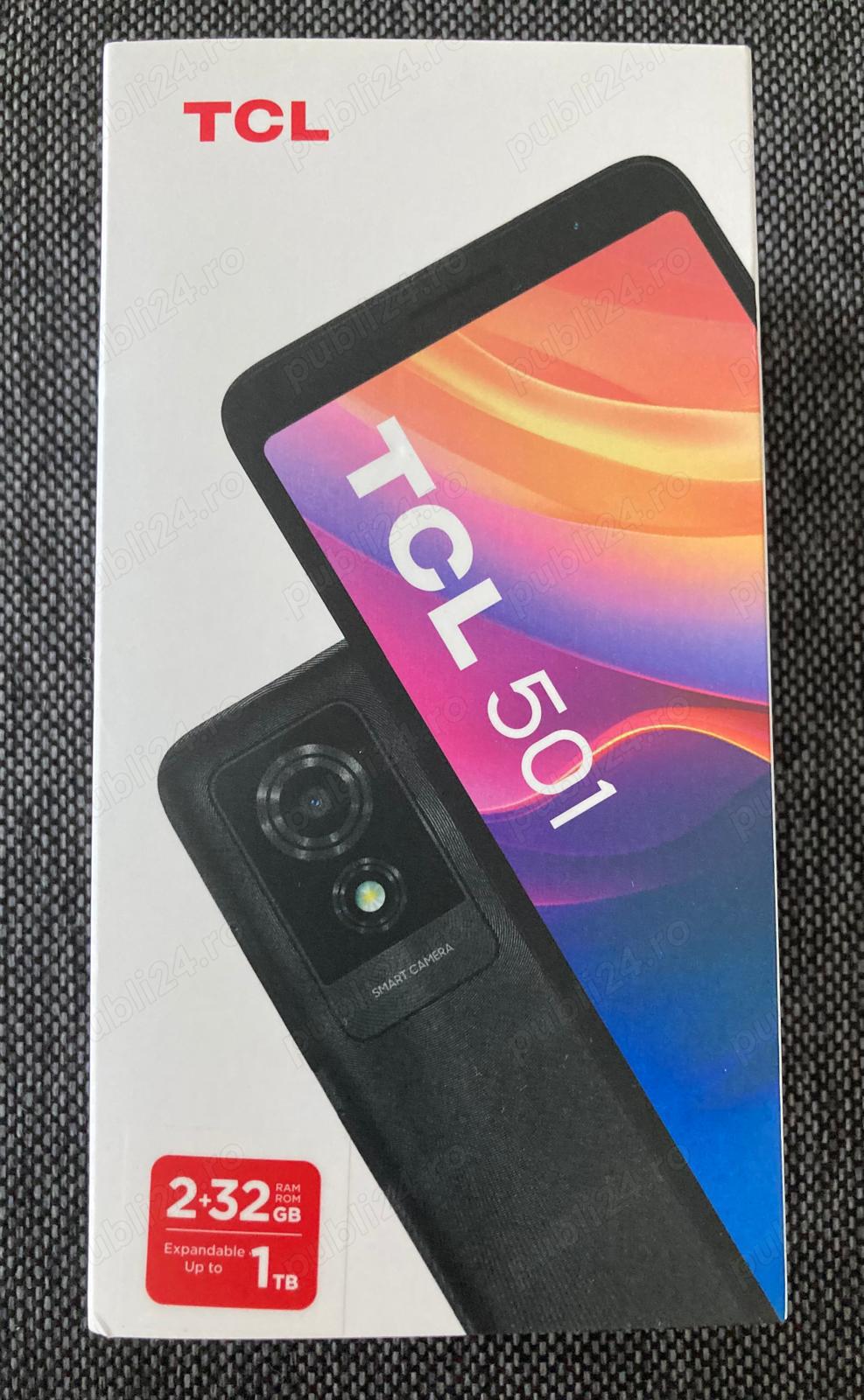 Telefon nou TCL 501 Prime 32GB negru DS (2 sim-uri) - 200 lei