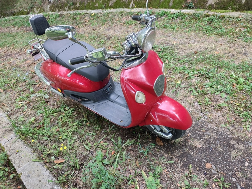 Scuter Moped Retro Huatian inmatriculat+carte rar.