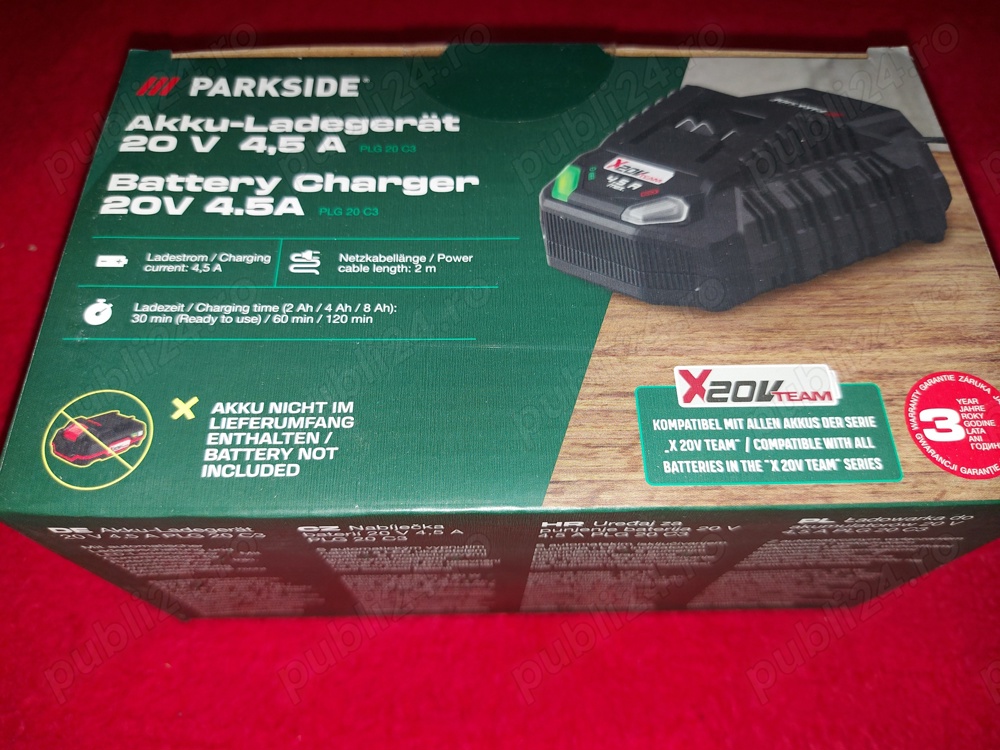 Incarcatoare noi ( 3 modele ) pentru acumulatori de 20V - 4A   2,4A