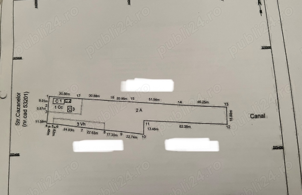 Teren Intravilan cu deschidere 28m