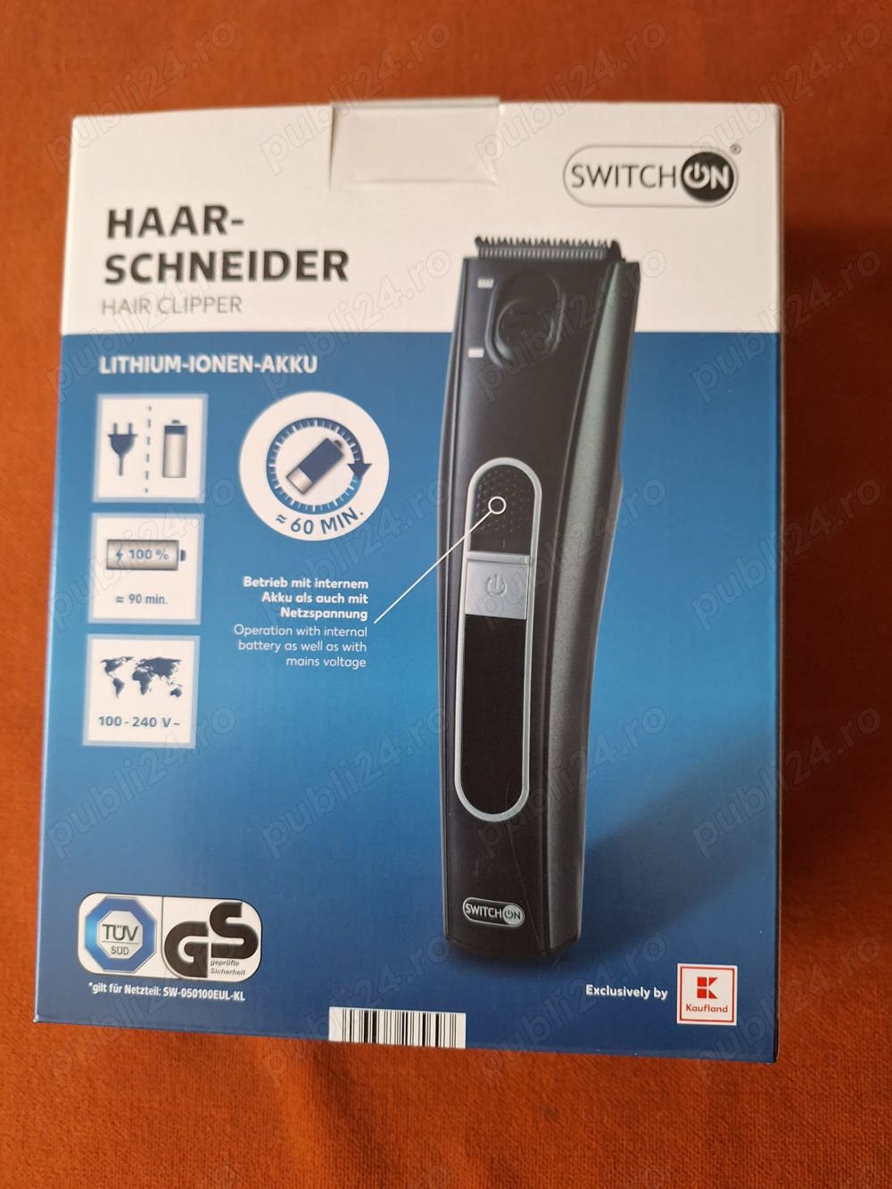 Masina electrica    Aparat de tuns, alimentare  la baterii sau 220v