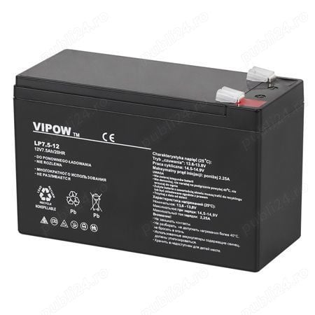 Acumulator 12V 7.5AH Livrare GRATUITA 