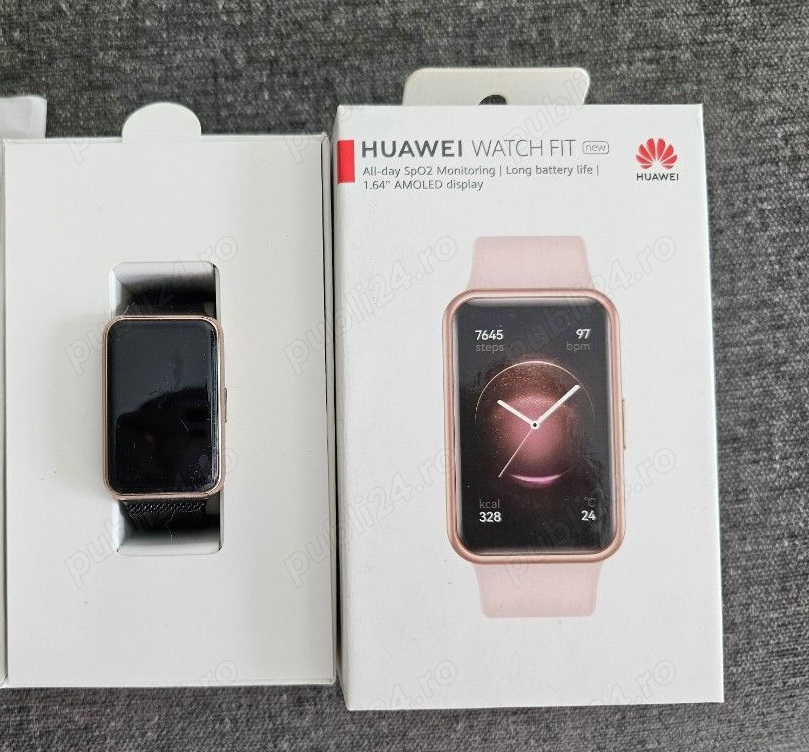 Smartwatch Huawei Watch FIT Gold Rose_Black + CUTIE