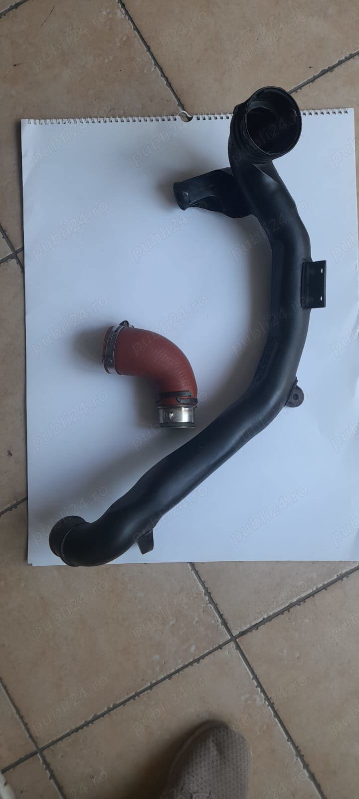 Furtun aer supraalimentare, conducta aer intercooler stanga vw, skoda,