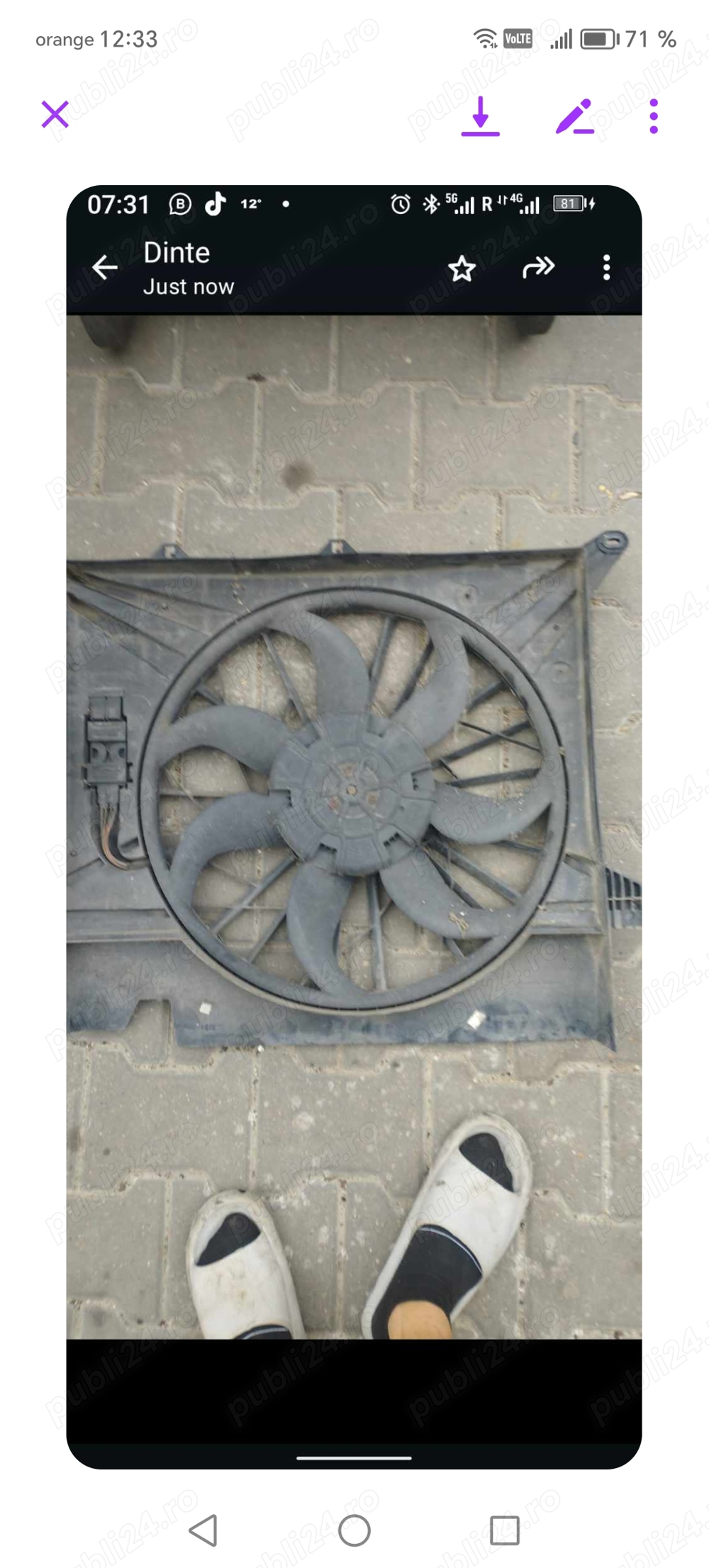 Ventilator răcire radiatoare-Volvo xc90