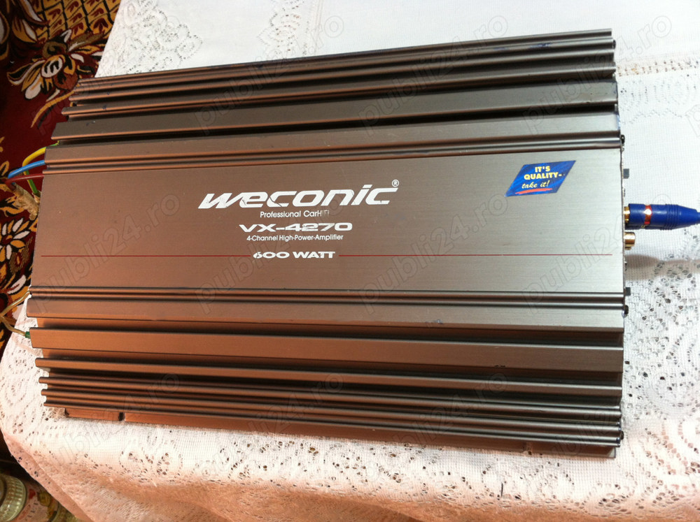 Amplificator Weconic max 600W Germany ( hertz jbl audison statie