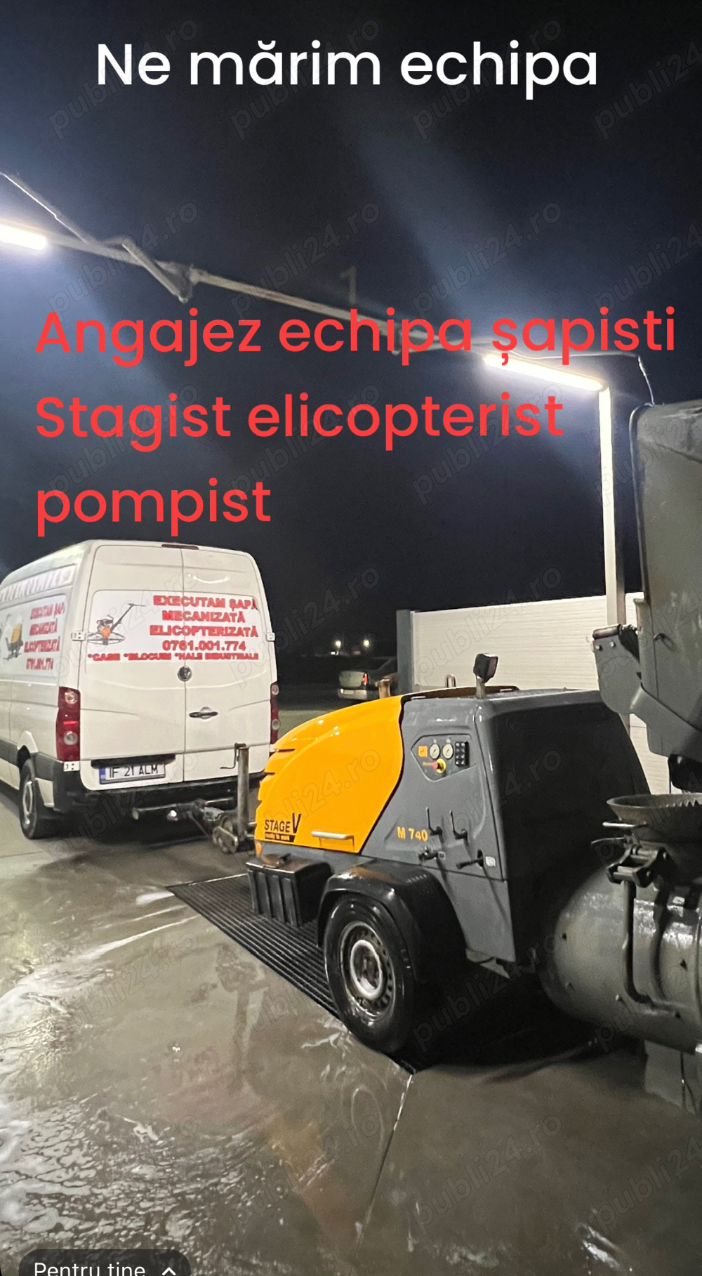 Sapist pentru șape mecanizate 