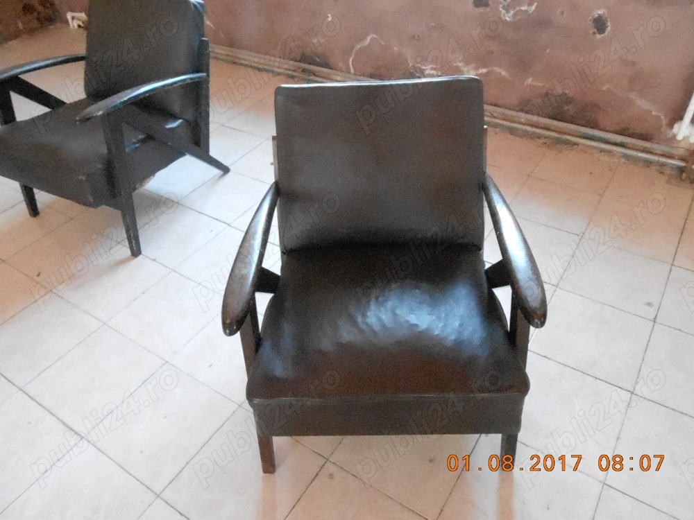 Vand 6 buc fotolii piele