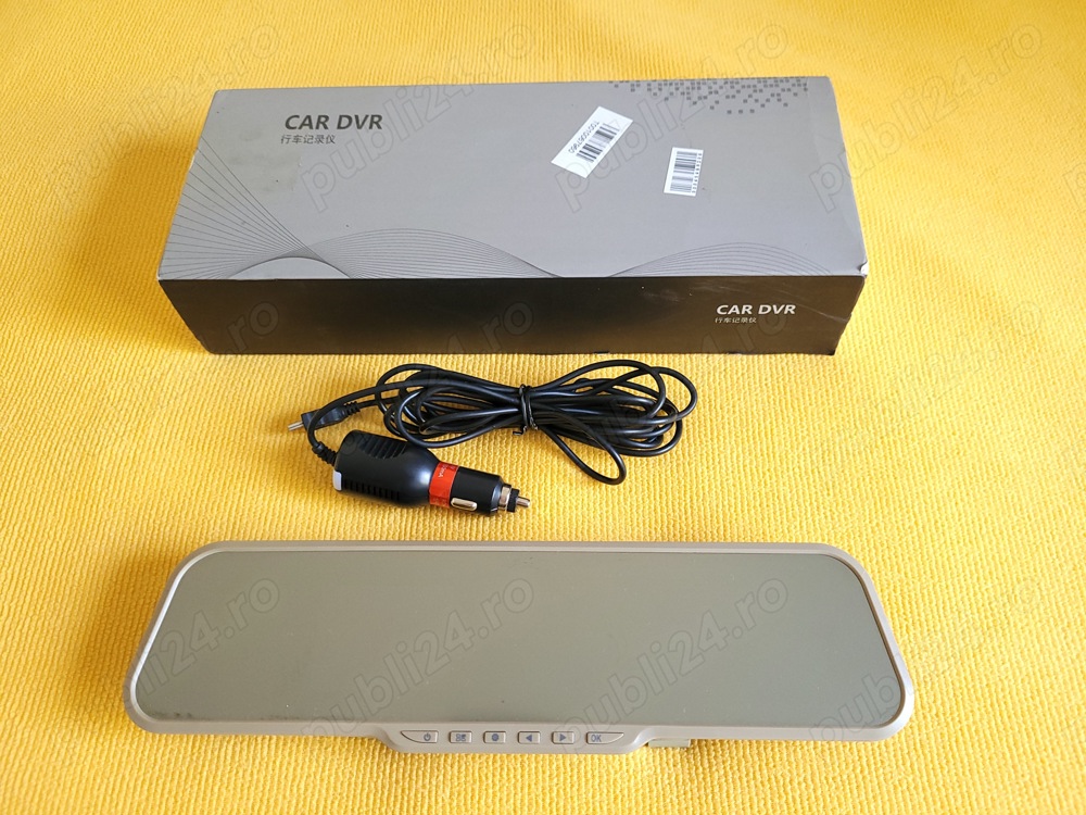 Camera inregistrare / supraveghere auto cu montare pe oglinda