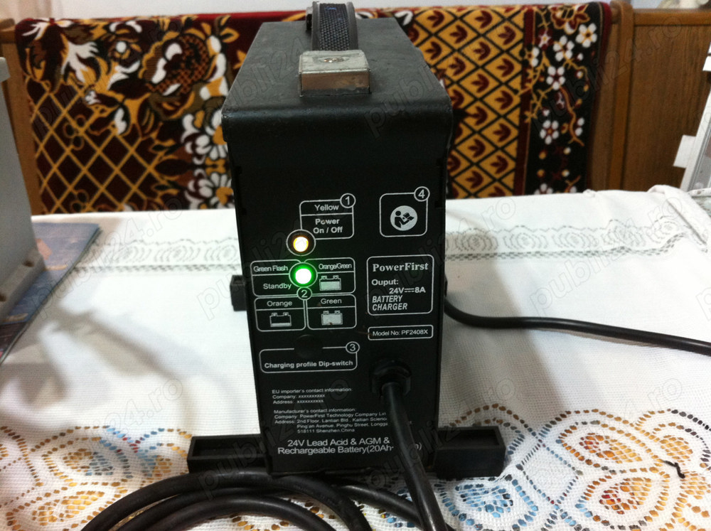  Redresor Elektron Batterie Lader 6-12-18-24V max15Amp