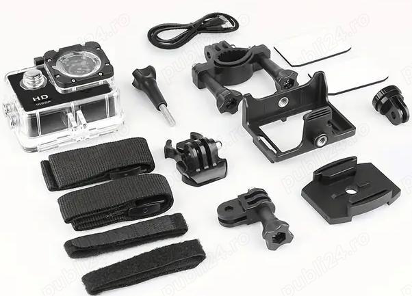 Camera GOPRO De Acțiune Subacvatică Rezistentă La Apă 60M, 1080FULL HD