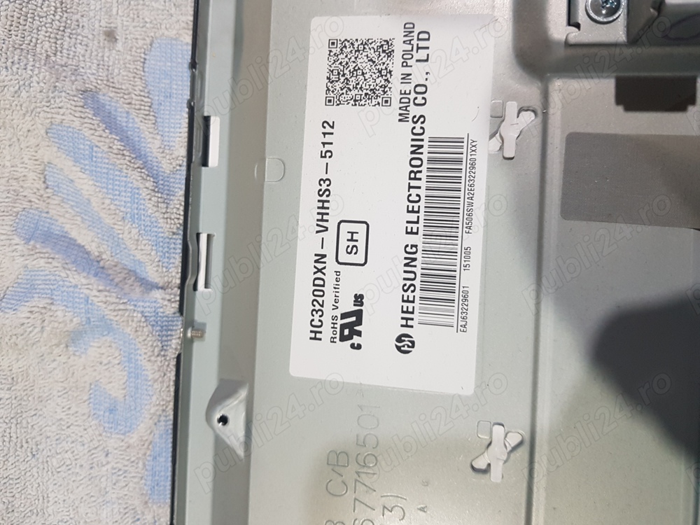 panel display hc320dxn-vhhs3-5112 de pe tv LG 32lf592u