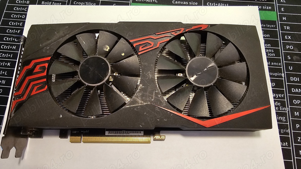 Placa video Asus RX570 defecta