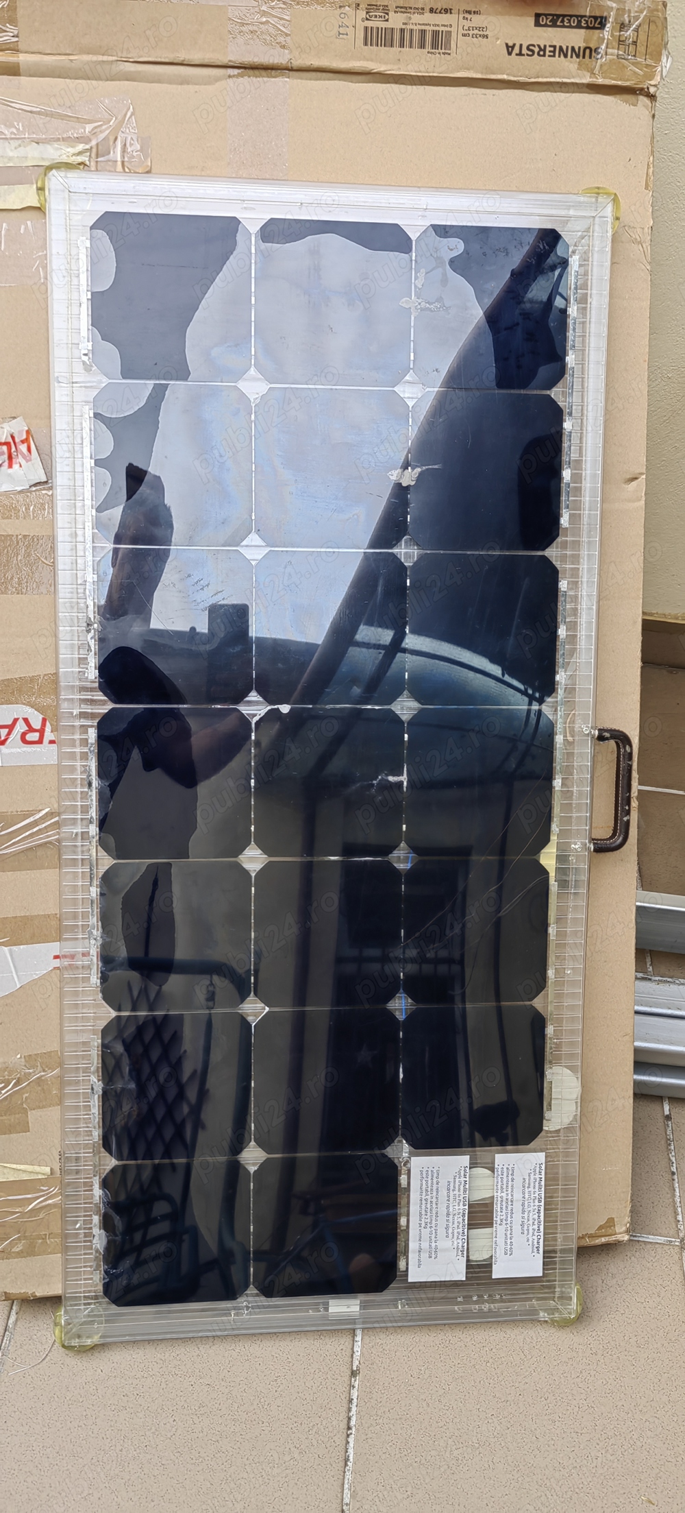 Panou solar portabil incarca telefoane si tablete