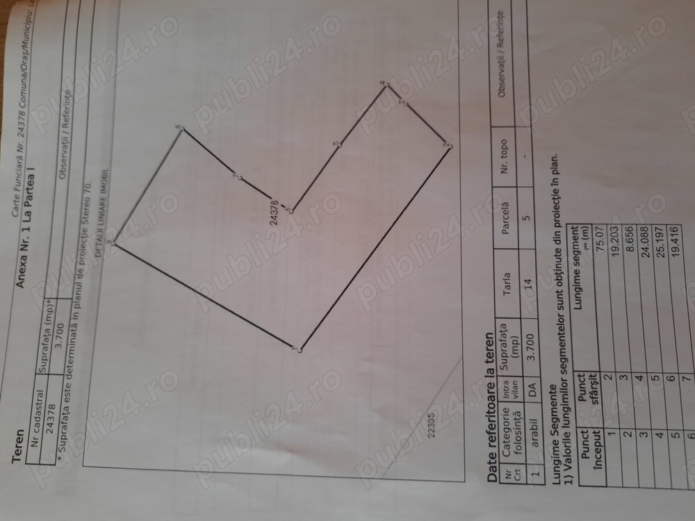 Vând teren intravilan +pădure situat în apropierea lacului Săpunari Suprafața 3700mp. 