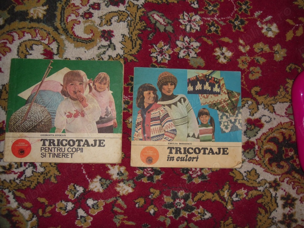 Diverse carti pt tricotat ,crosetat