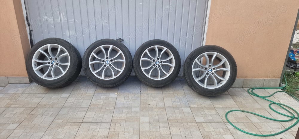 jante r19 originale bmw x5 , x6 , f15 , f16 anvelope m+s