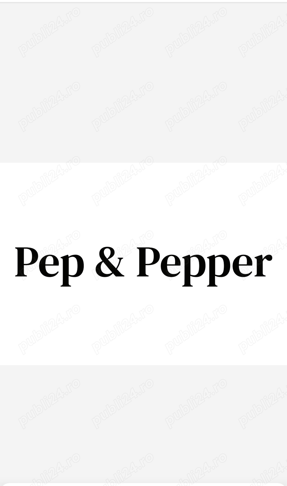 Pep&Pepper cauta asistent manager