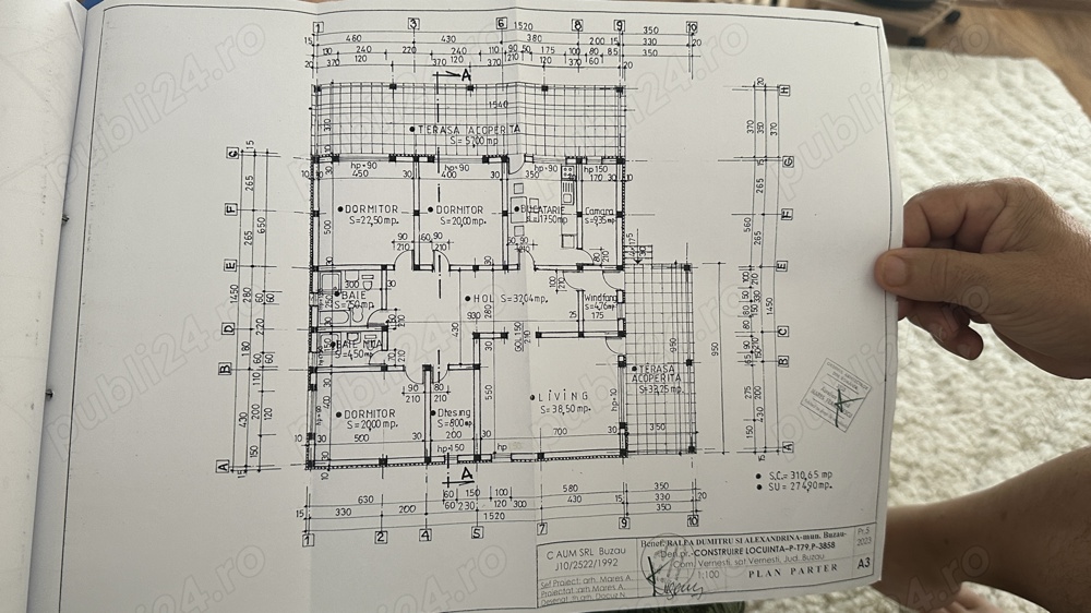 Teren Intravilan 3393 mp cu Autorizație de Construire și ATR, Vernesti, Buzau