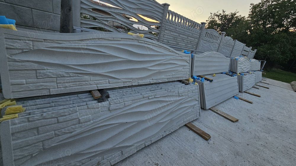 Gard beton la comanda 