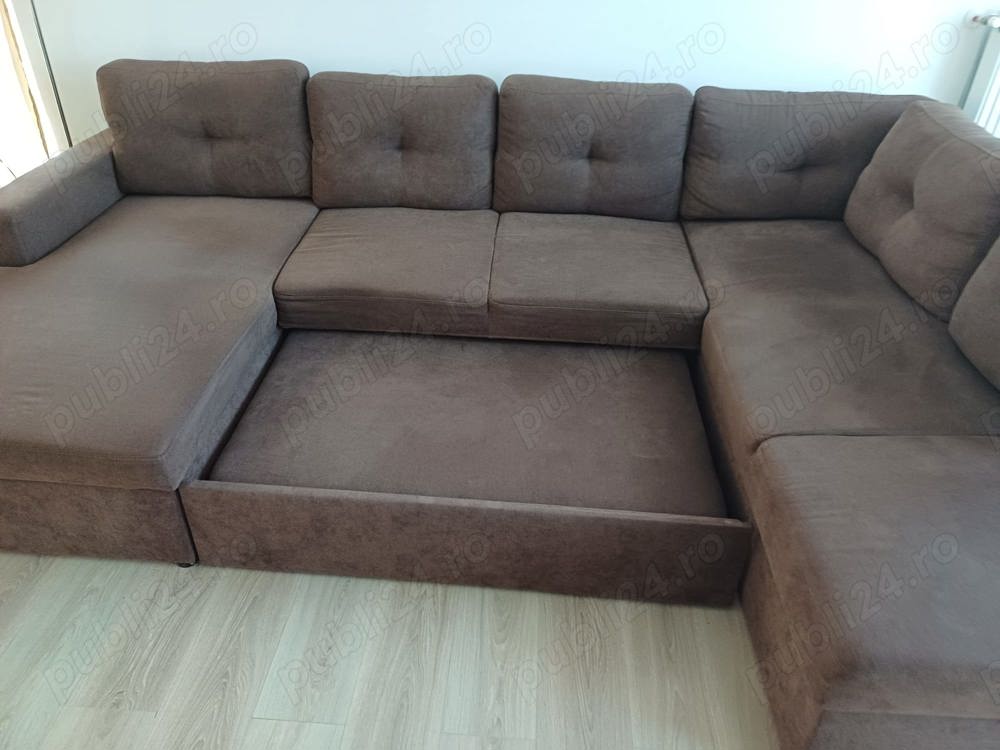 Canapea living în forma de U