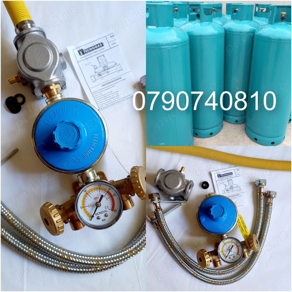 Minicentralina GPL cu regulator GPL 7kg h, butelie