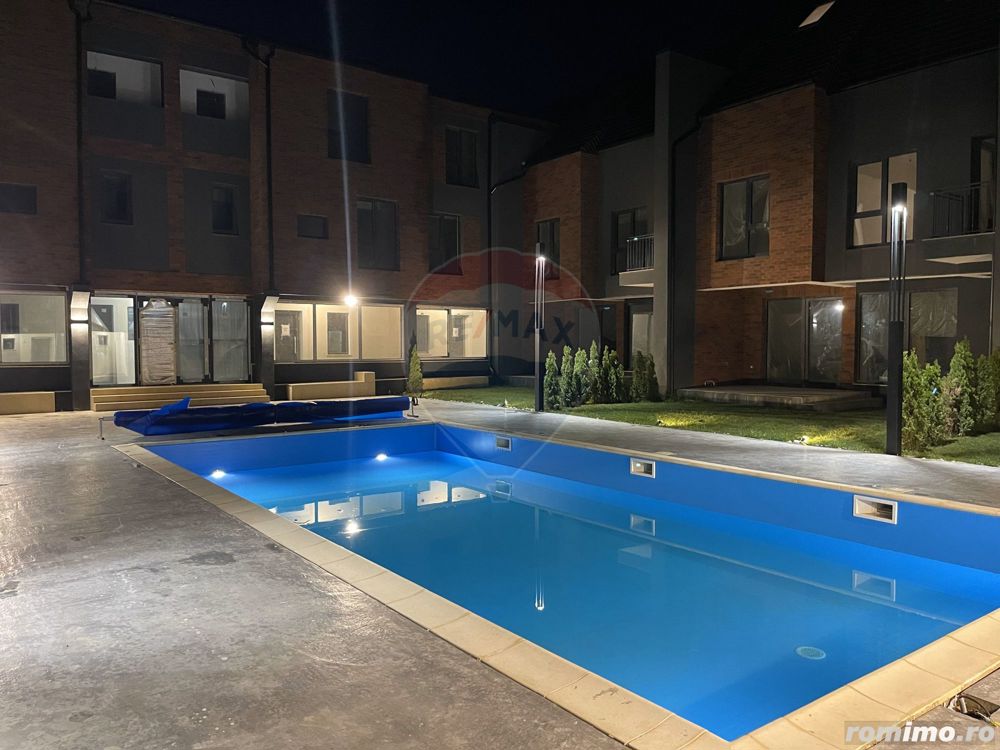 Apartament nr 4/nr 15 cu curte, pompă căldură, piscină încălzită