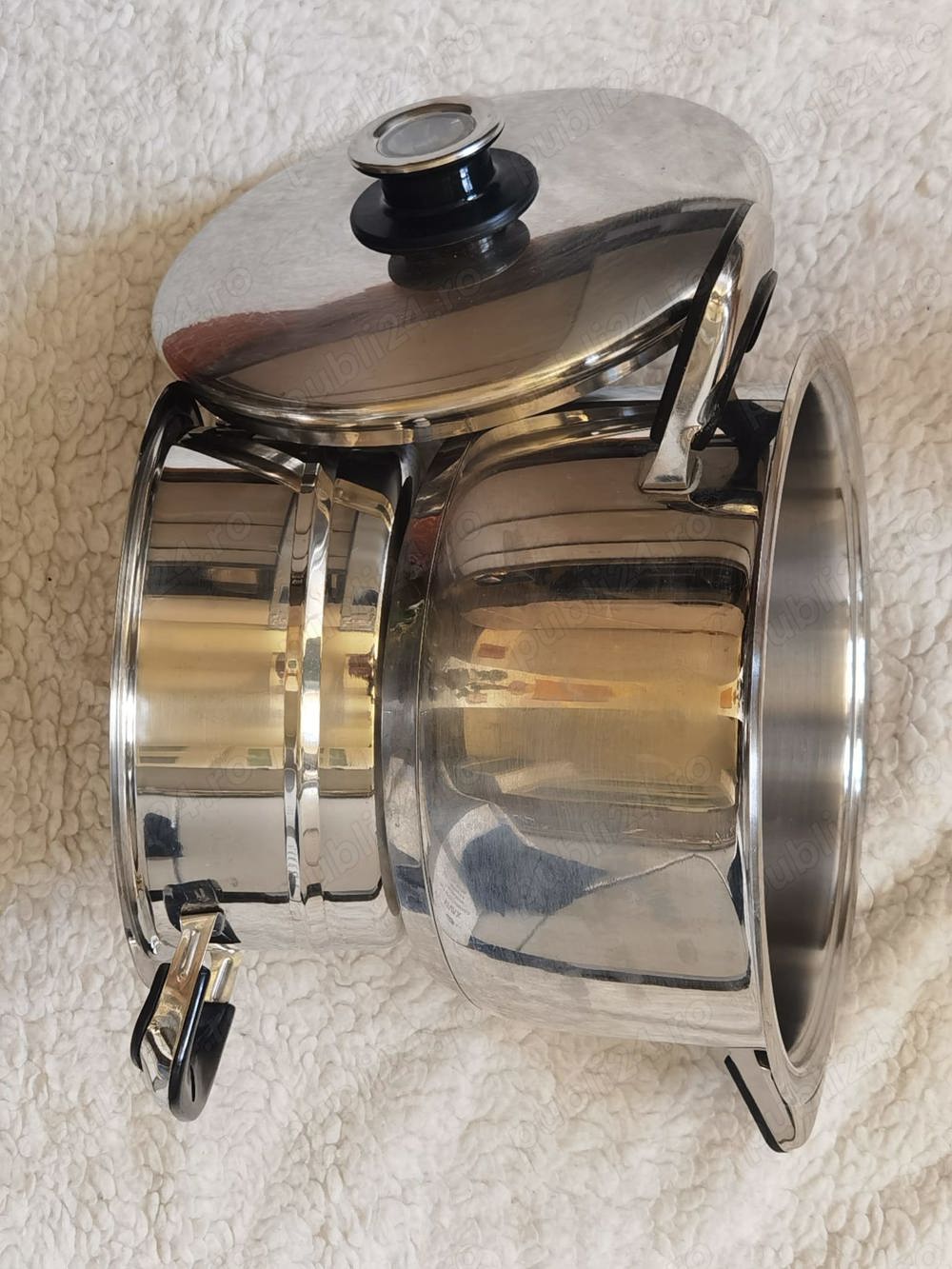 Set oala si capac cu termostat + sita Zepter original