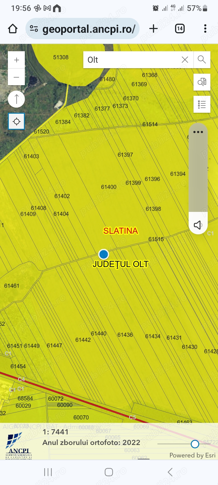 Teren extravilan slatina 7.2 ha