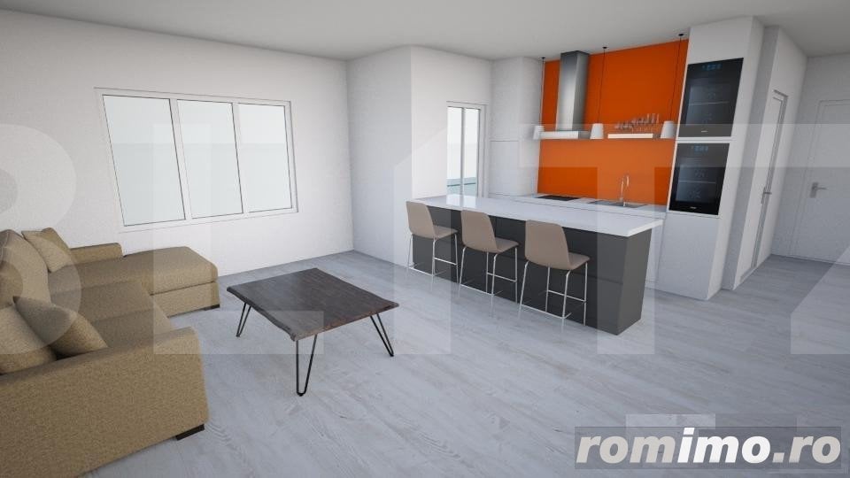 Apartament spatios de 2 camere, panorama, ansamblu rezidential nou, în Apahida!