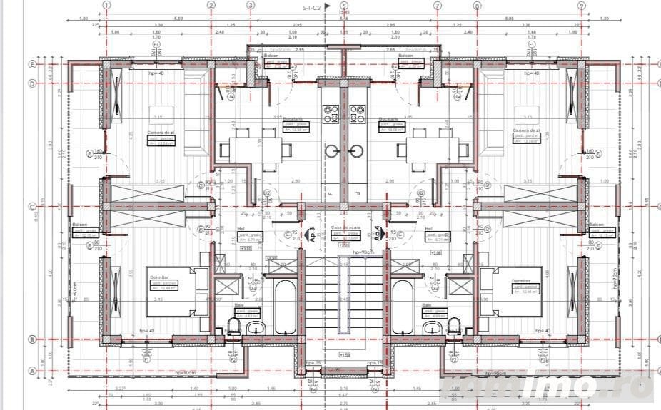 Apartament 2 camere 51 mp, curte privata, parcare, zona case Apahida