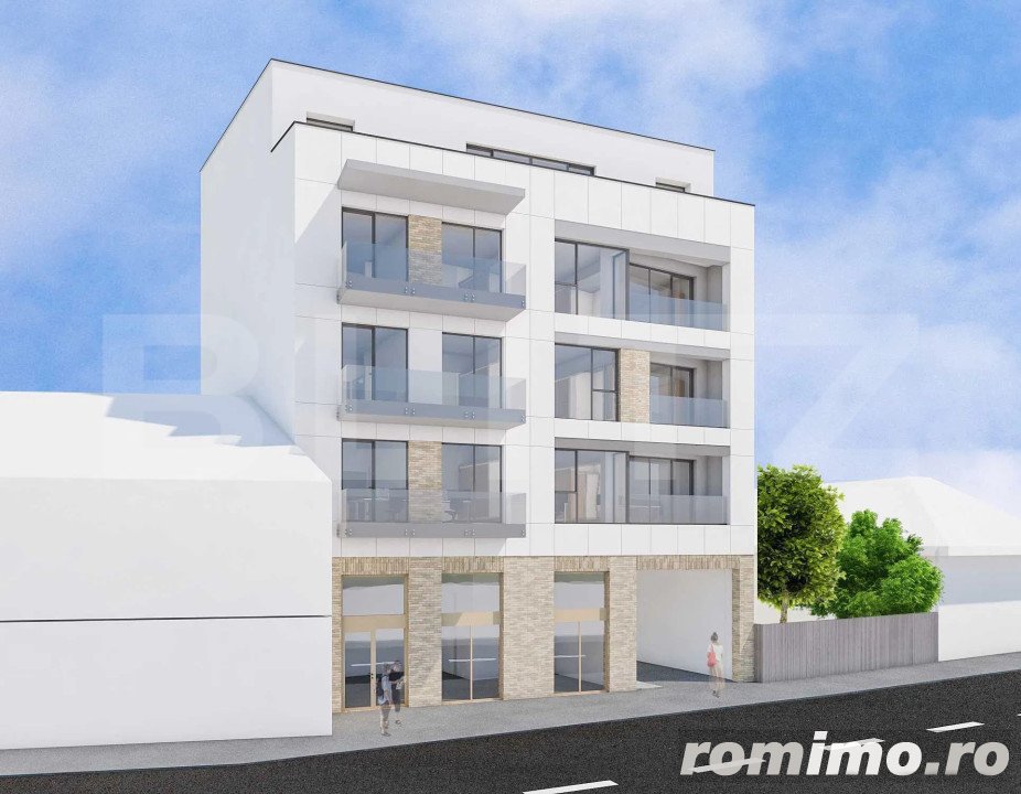 Apartament de 2 camere, bloc premium, etaj intermediar, Zona Semicentrala