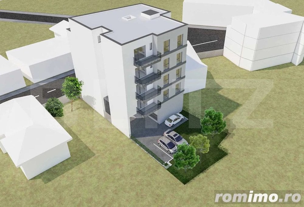 Apartament de 2 camere, bloc premium, etaj intermediar, Zona Semicentrala