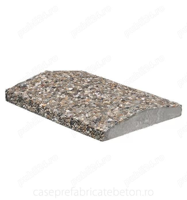  Capac pentru temelie gard piatra naturala 39 x 27 x 5.5 cm