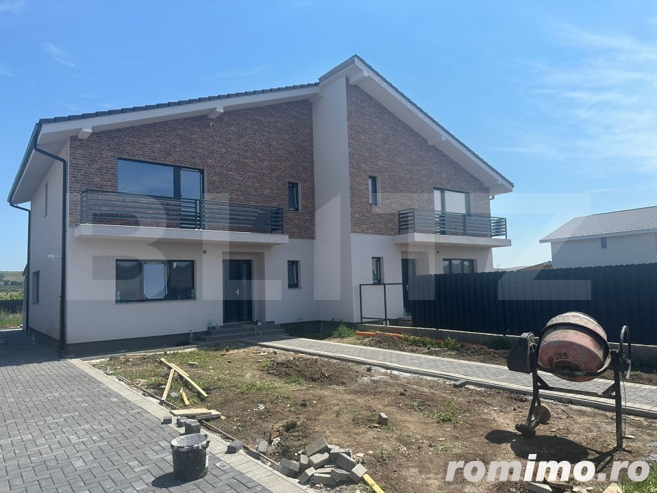 Duplex 4 dormitoare, 120mp utili si 650mp teren, in Jucu de Sus