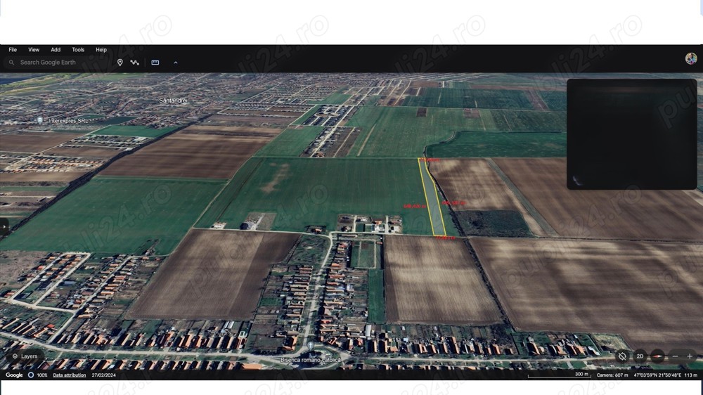 Teren intravilan | 16800 mp | Santandrei